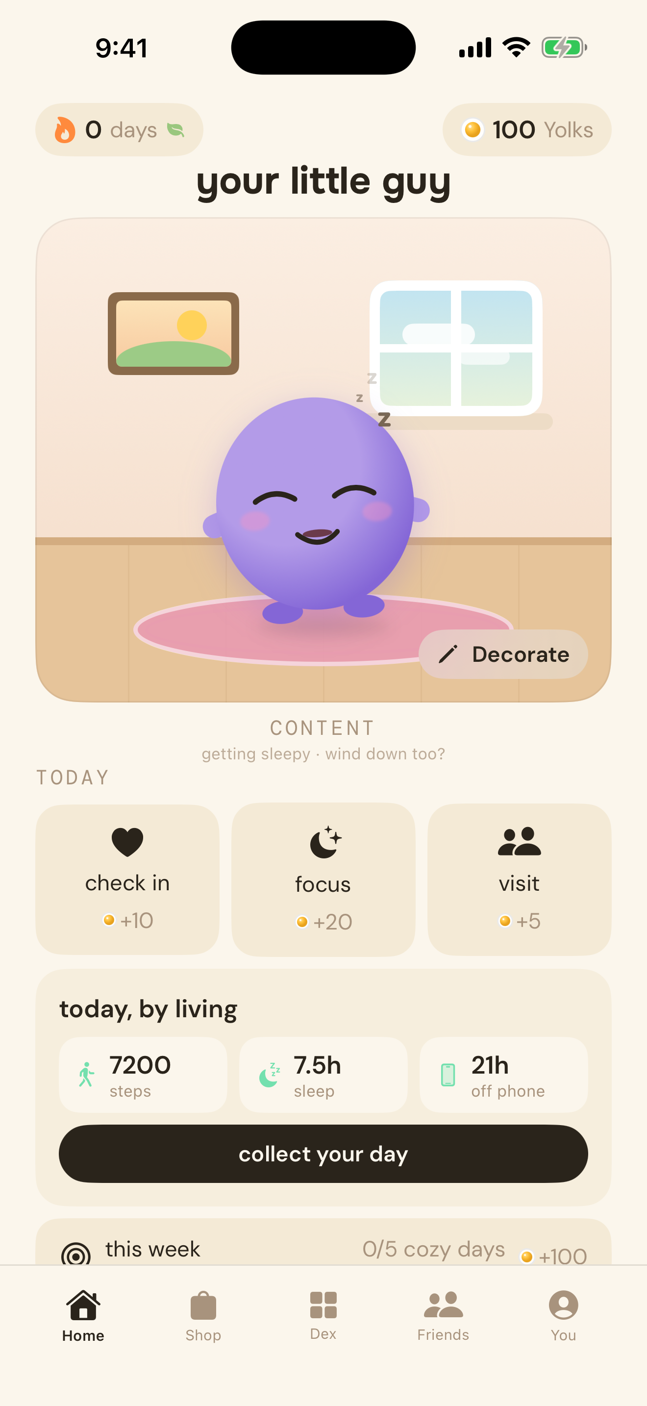growing from steps, sleep, and time off your phone