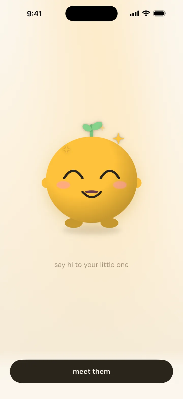 say hi to your little one
